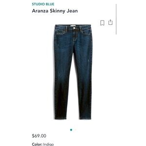 Studio Blue jeans 28” inseam